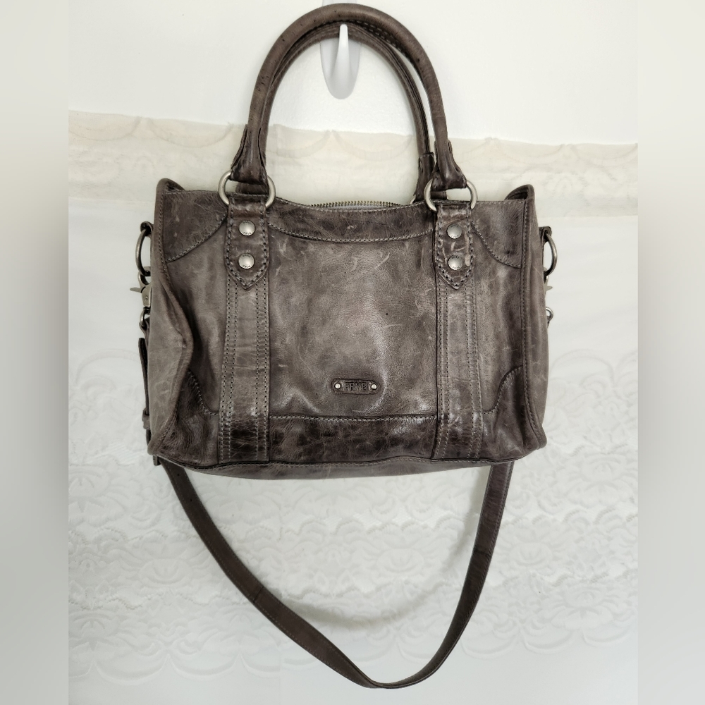 Frye Melissa Large Satchel Shoulder Bag